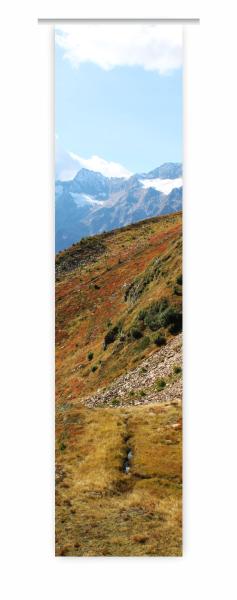 Farbenherbst in den Bergen, Flächenvorhang Einzel
